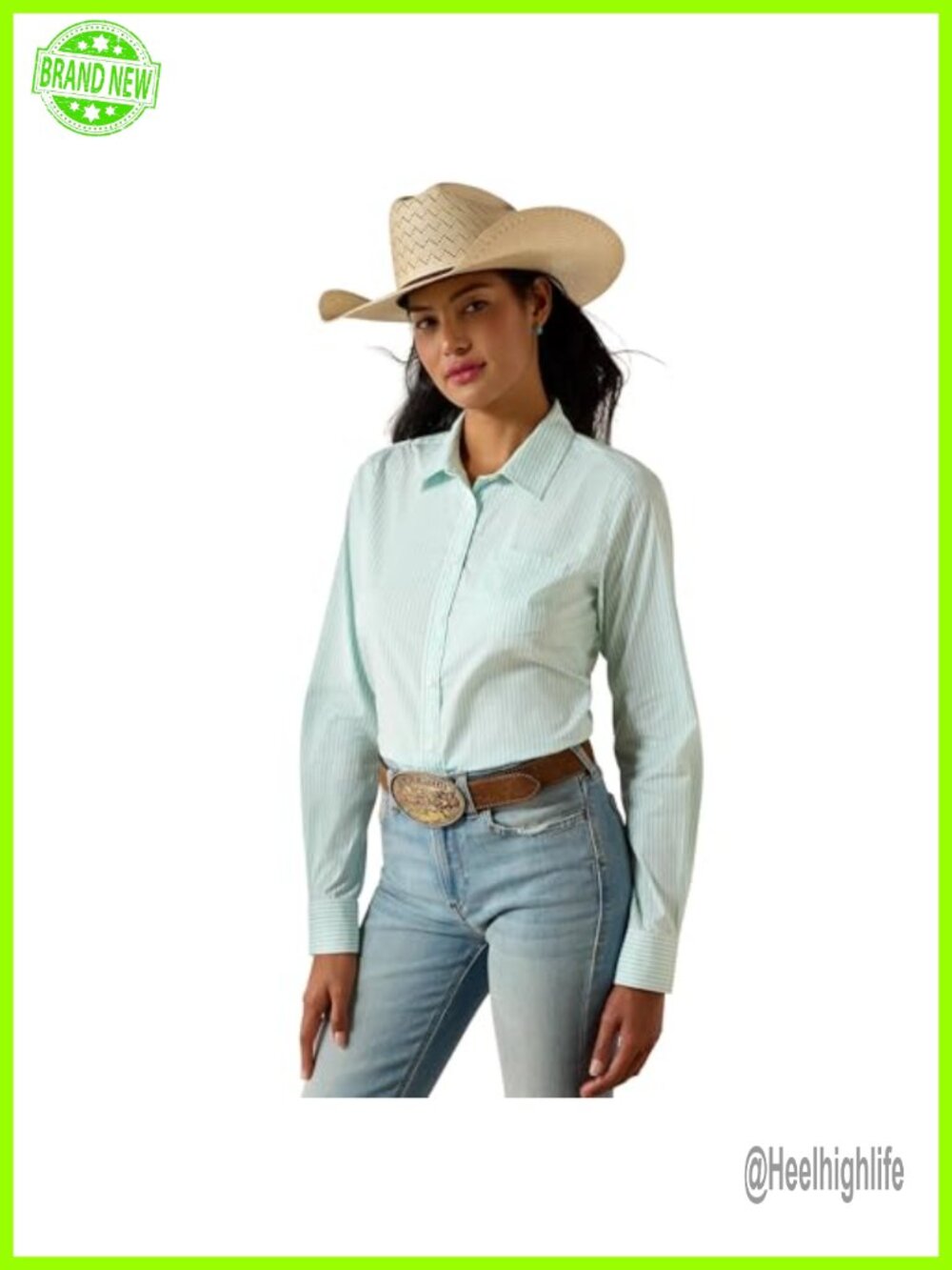Ariat Women's Kirby Fitted Button-Down Shirt Relaxed Fit Long Sleeve